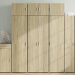 vidaXL sonoma tölgy színű szerelt fa magasszekrény 70 x 42, 5 x 185 cm (3281429)