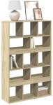 vidaXL sonoma tölgy színű szerelt fa könyvszekrény 100 x 33 x 156, 5 cm (3309368)