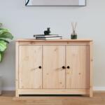 vidaXL tömör fenyőfa tálalószekrény 100 x 35 x 74 cm (814559)
