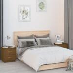 vidaXL 2 db mézbarna tömör fenyőfa éjjeliszekrény 40 x 34 x 45 cm (818332)