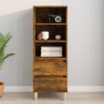 vidaXL füstös tölgy színű szerelt fa magasszekrény 40 x 36 x 110 cm (821241)