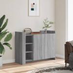 vidaXL szürke sonoma színű szerelt fa tálalószekrény 100 x 35 x 75 cm (848414)