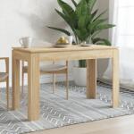 vidaXL sonoma tölgy színű szerelt fa étkezőasztal 120 x 60 x 76 cm (800759) - vidaxl