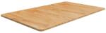 vidaXL világosbarna kezelt tömör fa fürdőszobai pult 100 x 60 x 1, 5 cm (343013)
