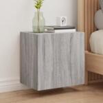 vidaXL 2 db szürke sonoma szerelt fa fali TV-szekrény 40, 5x30x40 cm (836907)