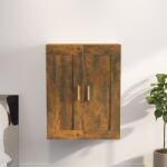 vidaXL füstös tölgy színű szerelt fa faliszekrény 69, 5 x 32, 5 x 90 cm (817393)