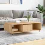 vidaXL sonoma tölgy színű szerelt fa dohányzóasztal 104 x 60 x 35 cm (827079)