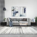 vidaXL 2 db fekete szerelt fa dohányzóasztal 50 x 46 x 35 cm (830863)