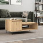 vidaXL sonoma tölgy színű szerelt fa dohányzóasztal 100 x 50 x 45 cm (830831)