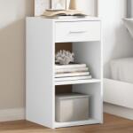 vidaXL 2 db fehér szerelt fa éjjeliszekrény 35 x 34 x 65 cm (840577)