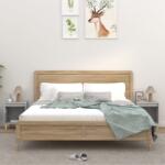 vidaXL 2 db szürke sonoma színű éjjeliszekrény 40x35x50 cm (821871)