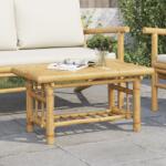 vidaXL bambusz dohányzóasztal 75 x 45 x 36 cm (368045) - vidaxl