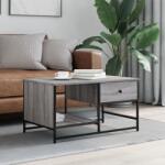vidaXL szürke sonoma színű szerelt fa dohányzóasztal 85, 5 x 51 x 45 cm (835342)