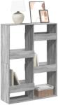 vidaXL szürke sonoma színű szerelt fa könyvespolc 100 x 33 x 135 cm (3309389)