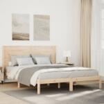 vidaXL tömör fa extra hosszú ágykeret matrac nélkül 160 x 220 cm (3309315)