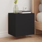 vidaXL 2 db fekete szerelt fa fali TV-szekrény 40, 5 x 30 x 40 cm (836899)