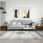 vidaXL 2 db füstös tölgy szerelt fa dohányzóasztal 50 x 46 x 35 cm (830887)