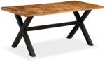 vidaXL tömör akácfa/mangófa étkezőasztal 180 x 90 x 76 cm (245640) - vidaxl
