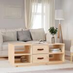 vidaXL tömör fenyőfa dohányzóasztal 100 x 50 x 41 cm (818270)