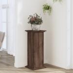 vidaXL barna tölgy színű szerelt fa növényállvány 33 x 33 x 80 cm (852975) - vidaxl