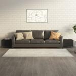 vidaXL 2 db fekete dohányzóasztal fémlábakkal 50 x 50 x 40 cm (812729)