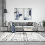 vidaXL 2 db szürke sonoma szerelt fa dohányzóasztal 50 x 50 x 40 cm (829393)