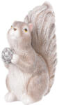 Autronic Mókus téli dekoráció, 12 x 12 x 6 cm, polirezin