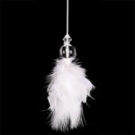 Autronic Felakasztható angyalka tollból, 17 cm