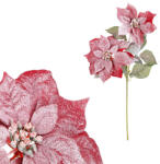 Autronic Mű karácsonyi Mikulásvirág, piros