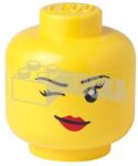 LEGO® tároló - Kicsi lány kacsintós minifigura fej (40311727) (40311727)