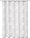 Kleine Wolke Canton perdea de duș 200x180 cm alb-gri 4994114305 (4994114305) Perdea de dus