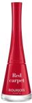 Bourjois 1 Second lac de unghii cu uscare rapidă 9 ml nuanţă 010 Red Carpet