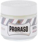 PRORASO White Pre-Shave Cream crema inainte de barbierit cu eucalipt, menta si glicerina 100 ml