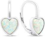 Brilio Silver Romantikus ezüst fülbevaló szintetikus opálokkal EA388W