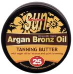 Vivaco Sun Argan Bronz Oil Tanning Butter SPF25 unt bronzant rezistent la apă cu ulei de argan pentru un bronz rapid 200 ml