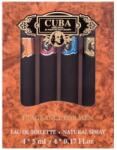 Cuba Set Miniatures set: EDT Gold 5 ml + EDT Blue 5 ml + EDT Orange 5 ml + EDT Red 5 ml pentru bărbați