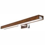 Brilagi Aplică LED pentru oglindă de baie BRILAGI WOODY MIRROR LED/12W/230V IP44 stejar/crom (BG0891)