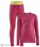Craft CORE Warm Baselayer gyerek szett, rózsaszín (146)