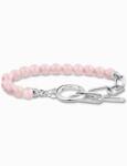 Thomas Sabo A2134-035-9-L19V Silver bracelet w. pink beads, női