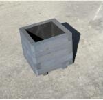  Virágláda 40x40x33 cm szürke