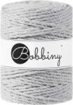 Bobbiny 3PLY Macramé Rope 5 mm 100 m Light Grey юта (TX-E011)