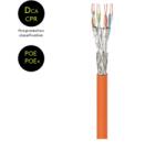 Goobay S/FTP CAT7a Installációs Kábel - 250 m, Narancssárga