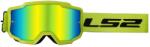 LS2 Charger H-V motocross szemüveg sárga, irídium plexivel
