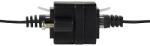 LogiLink RJ45 Coupler w. mounting flange, 2*RJ45 socket, Cat. 5e, black (NP0098)