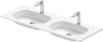 Duravit Sivida mosdótál 129x48.5 cm négyszögletes beépíthető-dupla fehér 2650043200