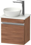Duravit Sivida szekrény 40x32.5x44 cm mosdókagyló alá akasztható dió-króm SV4656L10790000