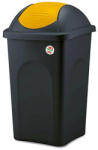 Stefanplast cos cu balamale MULTIPAT 60l capac NEGRU/ALBASTRU Cos de gunoi