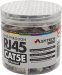 ASYTECH Networking Mufa RJ-45 FTP Cat. 5e EZ Passthrough, ecranata (100 buc) RJ45M-CAT5-EZ-JAR (RJ45M-CAT5-EZ-JAR)