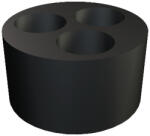 Obo Bettermann 2029669 - 107 C V 21 2x8 - Többnyílású tömítőgyűrű a V-TEC-hez PG21/2X8 fekete (2029669)