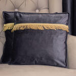 Hiko Set 2 perne decorative cu fata detasabila, Hiko COMFY catifea antracit (100000237)